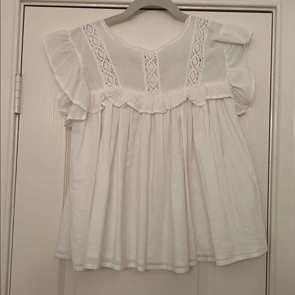 Emerson Fry India Collection  Bijou White Top Size XS/S - Picture 3 of 11